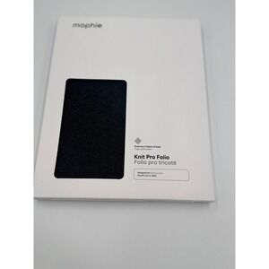 Mophie Knit Pro Folio iPad Pro 13-inch Black Premium Fabric Case JM4425033907
